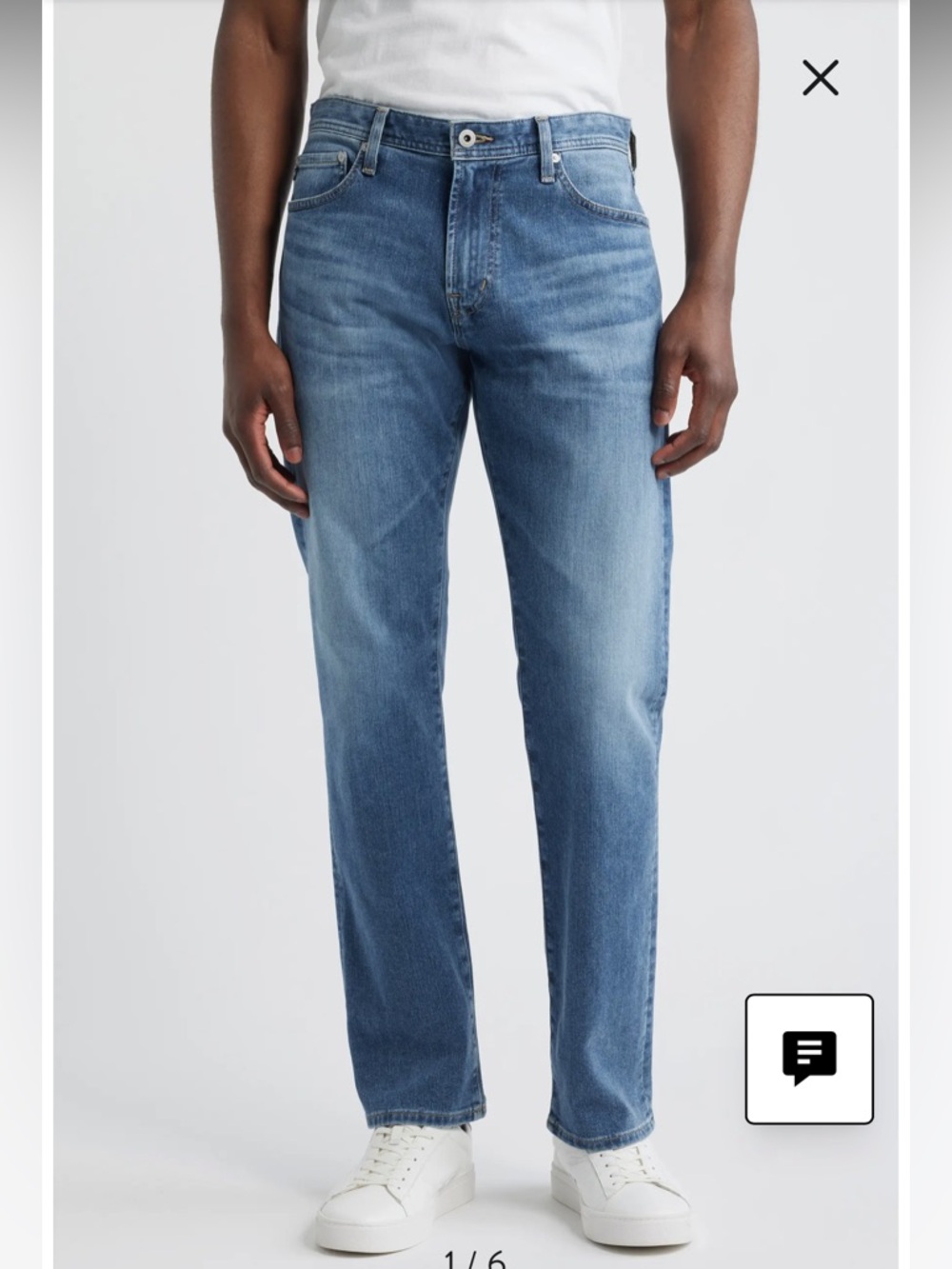 AG Men's Everett Slim Straight Leg Jeans Size 38x34